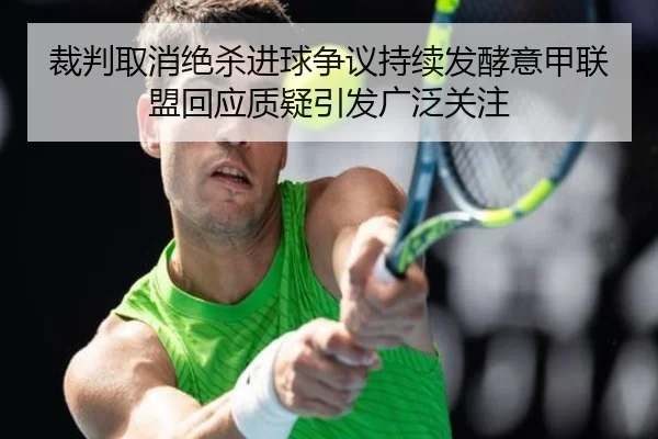 裁判取消绝杀进球争议持续发酵意甲联盟回应质疑引发广泛关注